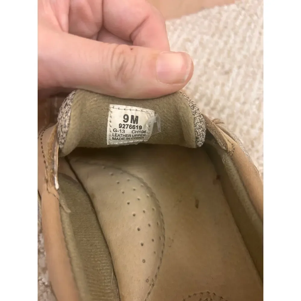Sperry Top-Sider Leather Boat Shoes Men’s 9M Tan Brown‎ Casual
